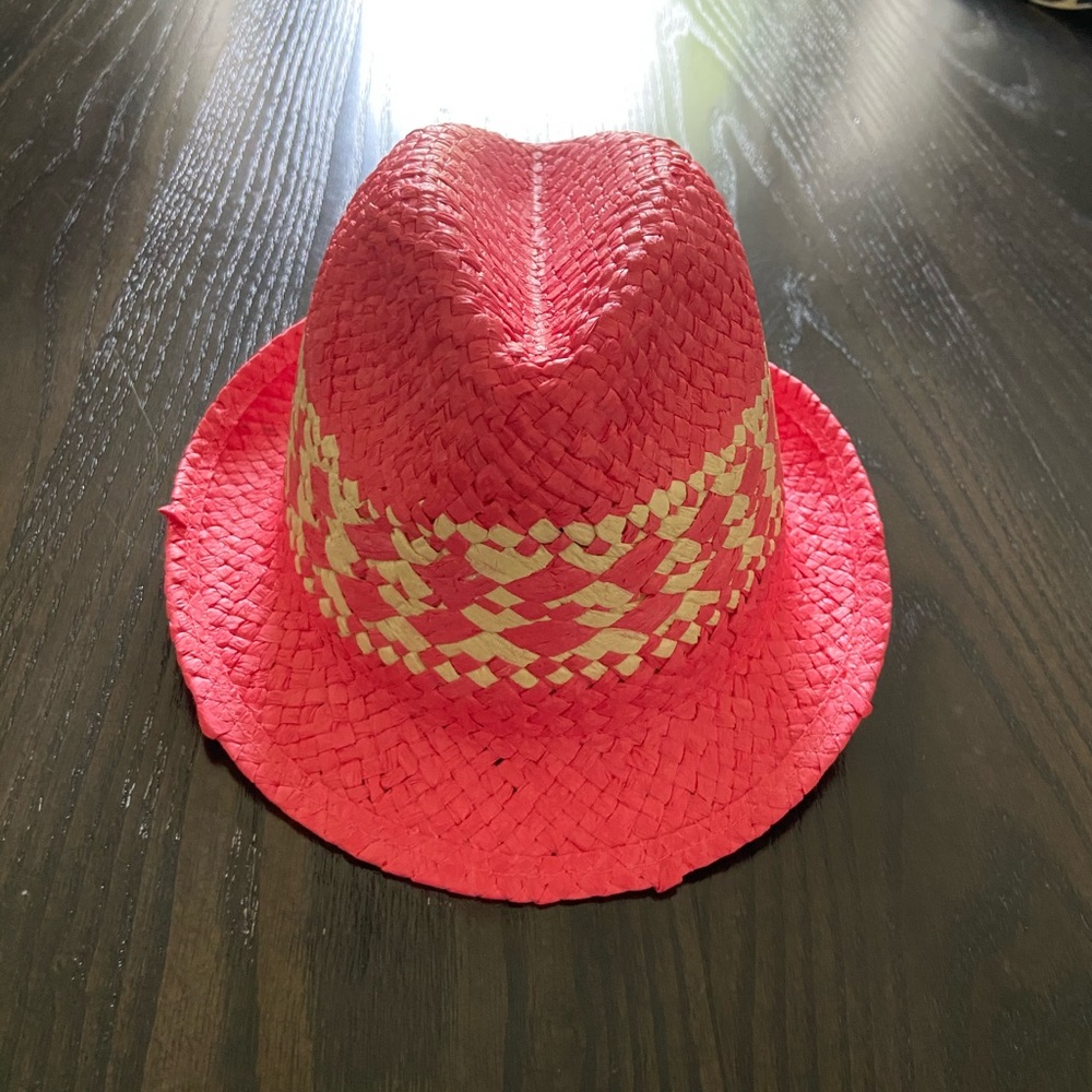 Gymboree Pink Straw Girls Hat